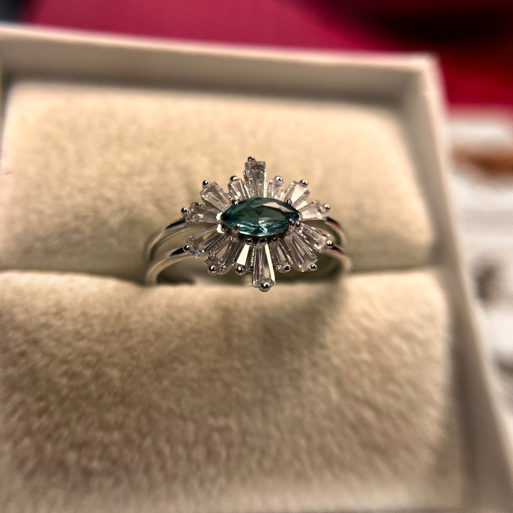 Bomb Party The Sterling Club Lab Created Blue Green Bicolor Alexandrite + .925 S
